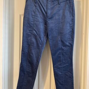 Anthropologie Blue Chinos Classic Straight-Leg